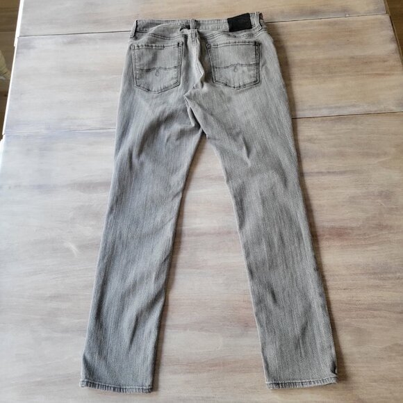 Lucky Brand Lolita Skinny Jeans Women 6/28 Gray Low Rise Ankle Stretch - Picture 2 of 8